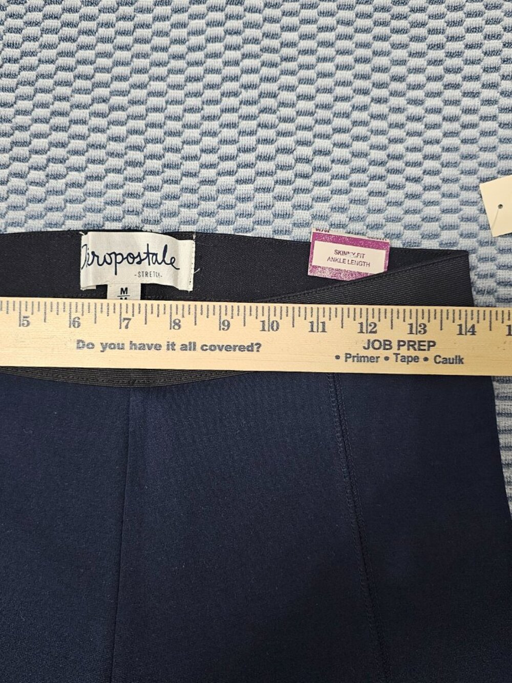 NEW Aeropostale Navy Blue Stretch Skinny Fit Ankle Leggings Pants Size Medium - Picture 5 of 7